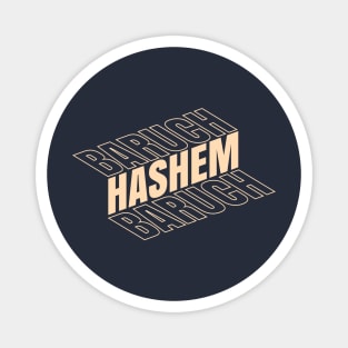 Baruch Hashem Isometric Magnet